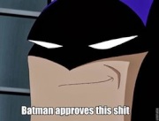 Batman approuve